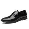 Nejnovější italské oxfordky pro muže Luxusní lakované svatební boty Špičaté společenské boty Klasické derby Nadměrná velikost 38-44
