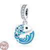 Women copper Sea Summer Design Dangle Turtle Starfish Octopus Dolphin Bead Charms Charm Bead Charms Authentic Accessories Bracelets Jewellery