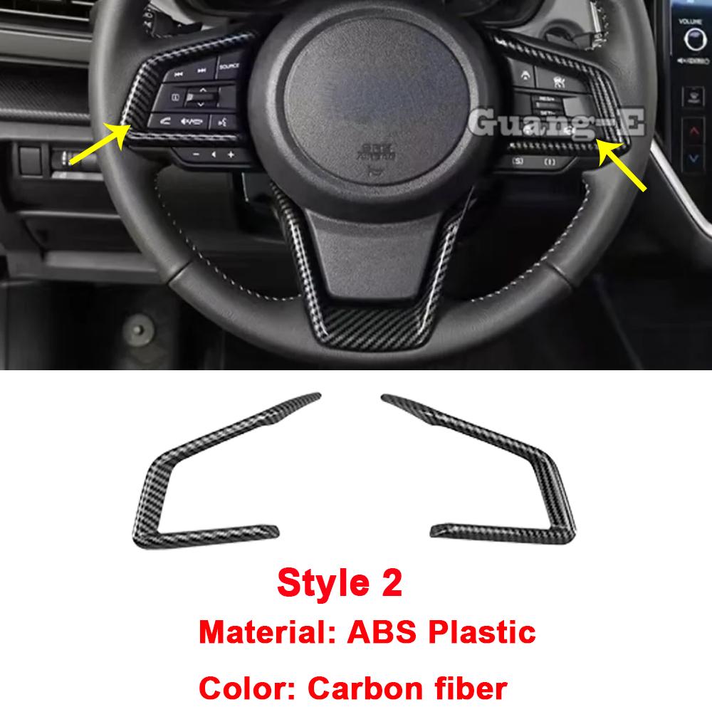 For Subaru Crosstrek XV  2024 2025 Car ABS Shift Knob Armrest Box Cover Light Switch Vent Outlet Frame Trim Body Accessories