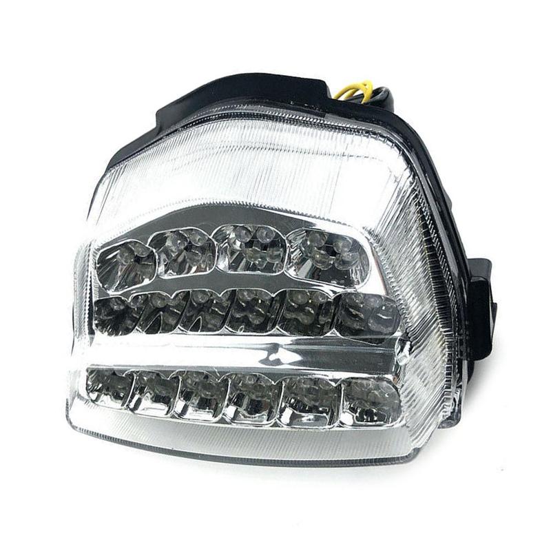 Clear Rear Led Tail Brake Stop Light Taillight Lamp Turn Signals Lighting 12V Fit for Honda CBR1000RR 2008 2009 2010-2016