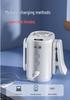 Portable High-Speed Waist Fan: USB Rechargeable, Strong Wind, Low Noise, Ideal for Outdoor High Heat.