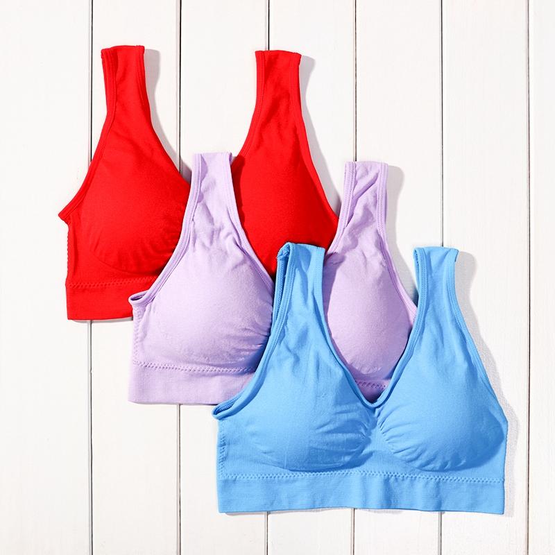 M--4XL Women Large Size Push Up Bra Sports Bra Seamless Adjustment Bra Top Bra Comfortable Breathable Sweat Absorbent Underwear Bras