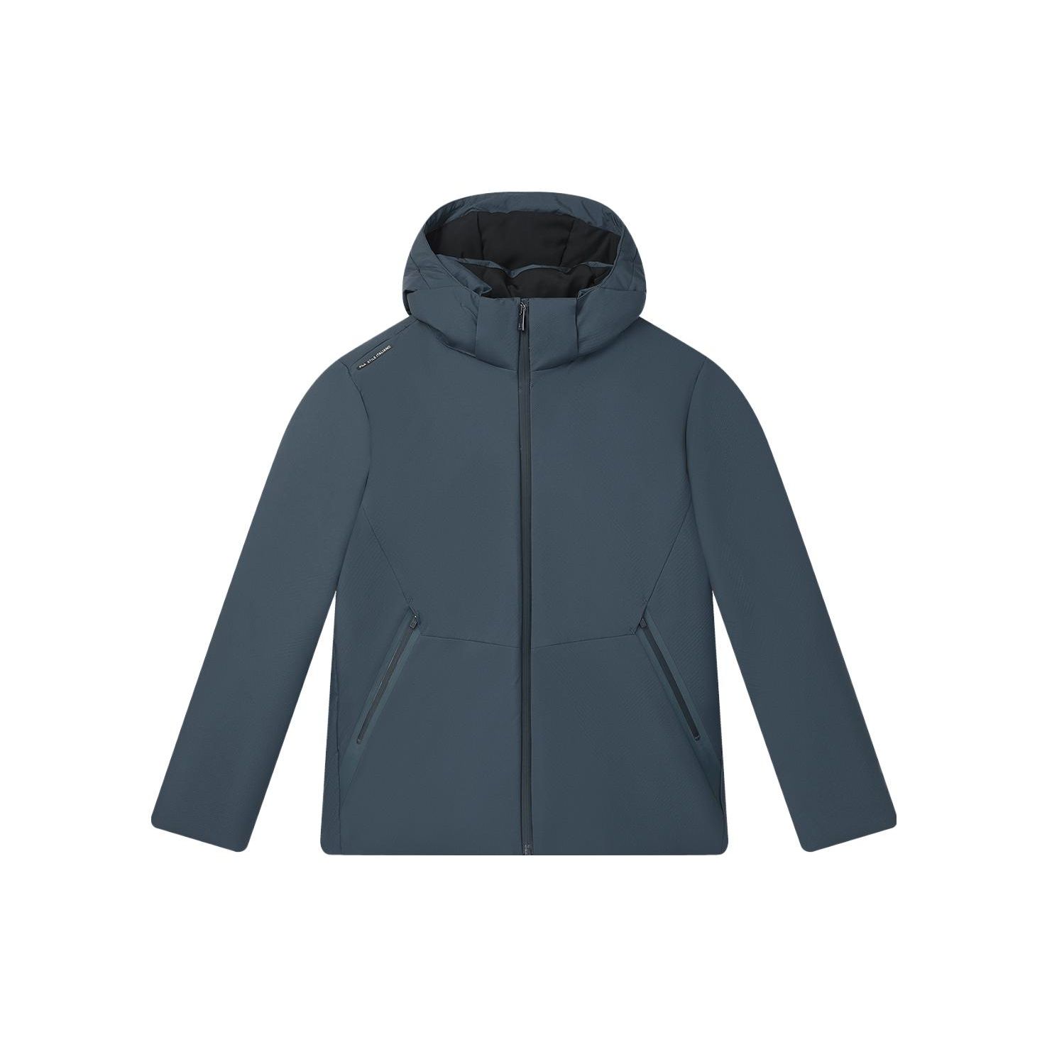 

FILA Solid Color Hooded Casual Down Jacket Men outerwear Fog-Blue F11M342906F-BU L