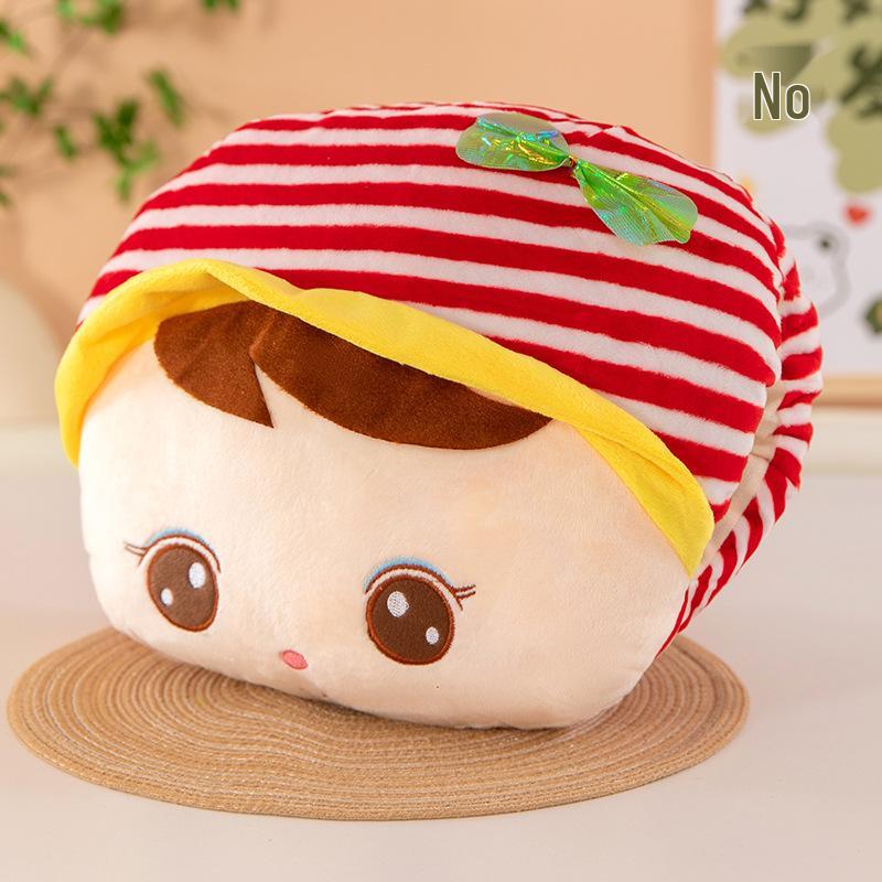 Cartoon Winter Hand Warmer Plush Pillow with Logo Customization