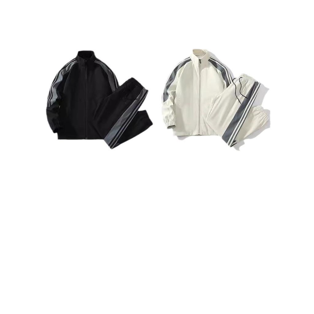 Casual sports jacket set men's 2023 spring and autumn new fashion trend long pants handsome trend coat