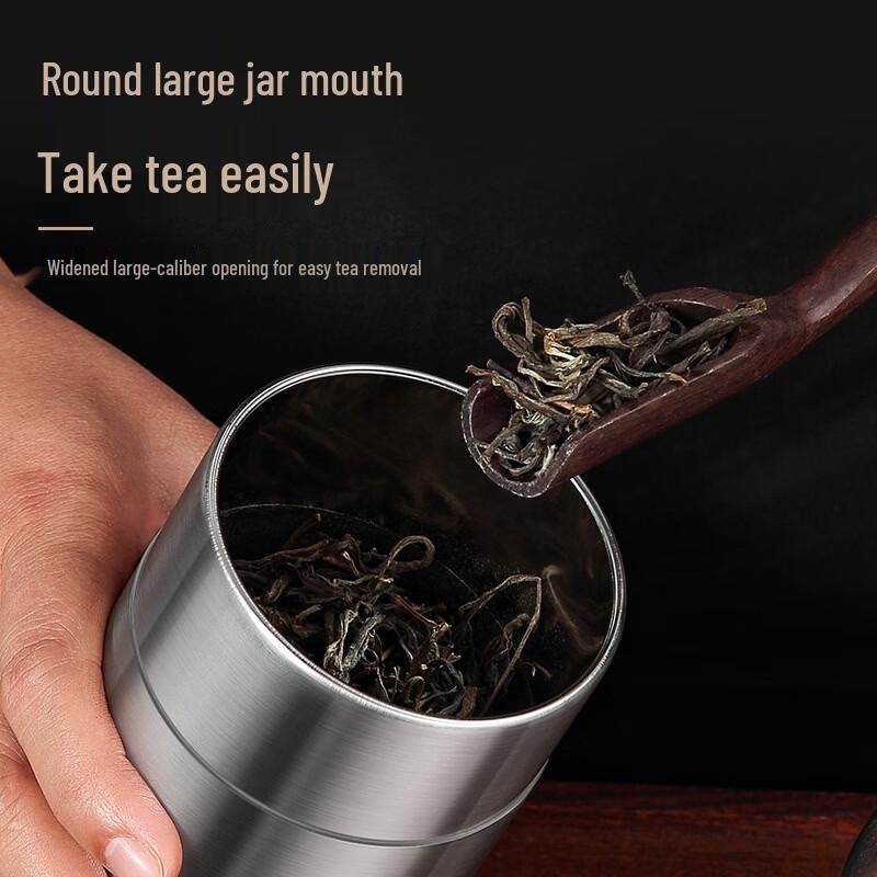 304 Stainless Steel Tea Storage Caddy