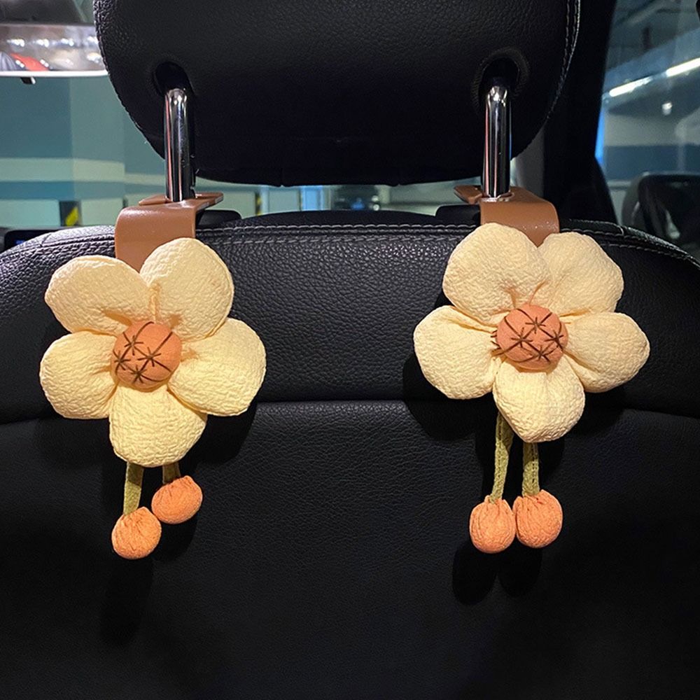 

Органайзеры на спинку сиденья с цветами, держатель для хранения мультфильмов, прочные автомобильные аксессуары, автомобильное хранилище