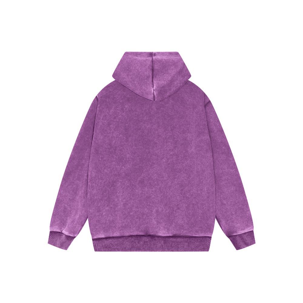 Snow Wash Cotton Hoodies Female Oversized Solid Color Pullovers Hip Hop Loose Pullovers Multicolor Comfortable Couple Top Women