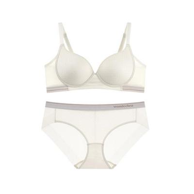 Wonder Bra Full Coverage Plus Bra Panty Set_Vanilla Cream WBW3M23_T