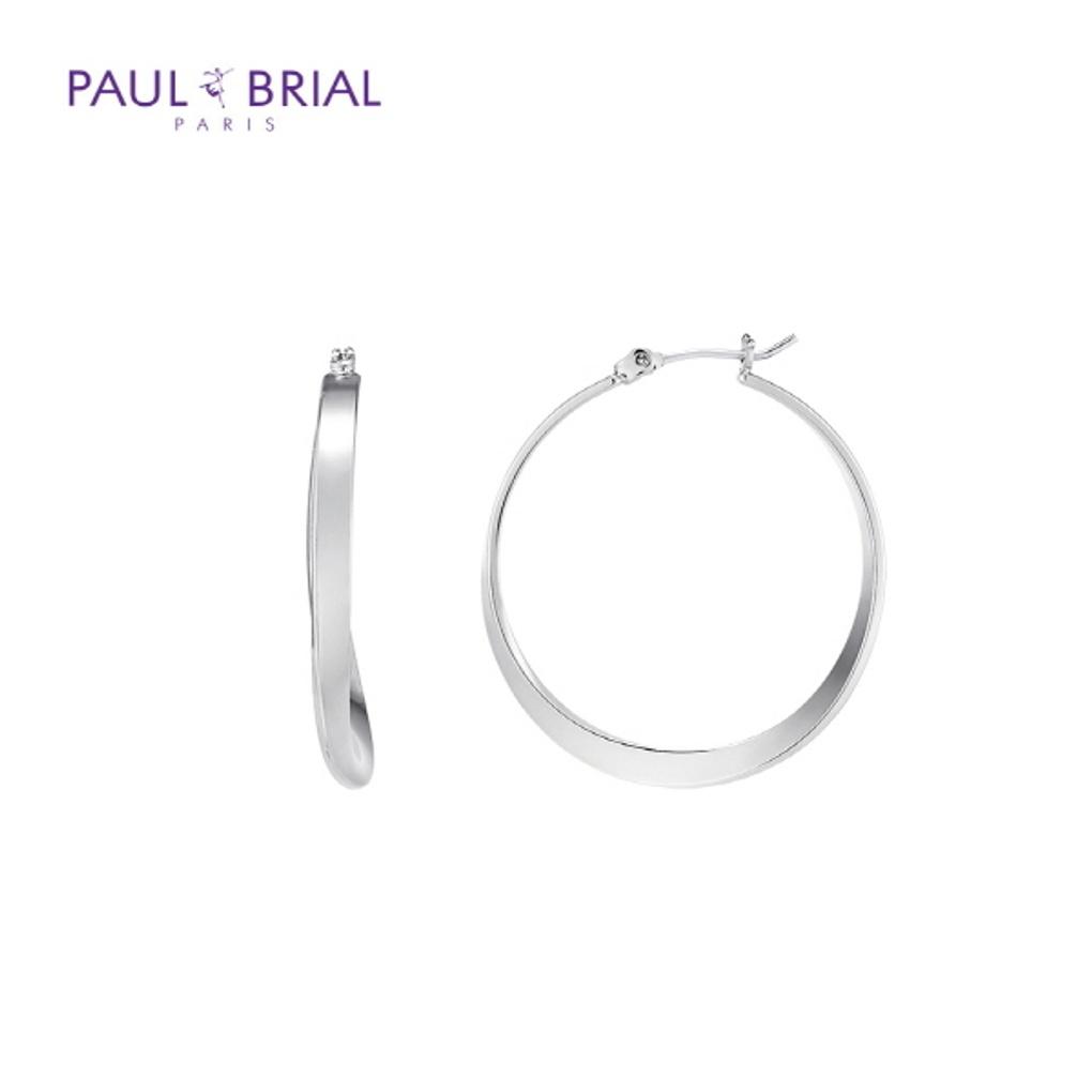 

PAULBRIAL PSBE0030 (YG) Wave Hoop Ring Earrings
