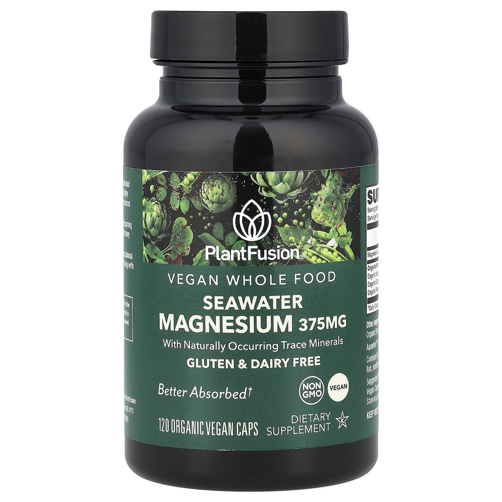 Seawater Magnesium, Organic Veggie Capsules 120