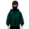 Unisex Kinder Doppel-Lagen Kapuzen-Reißverschlussjacke - Frühling & Herbst Lockerer Streetwear