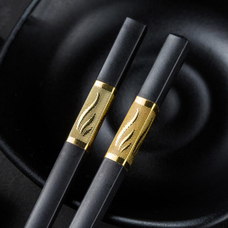 

Палочки для еды из сплава Jinfu Высокотемпературные нескользящие палочки для еды Отель Отель Ресторан Дом Кухня Посуда Палочки для еды JinSanye/20pcs