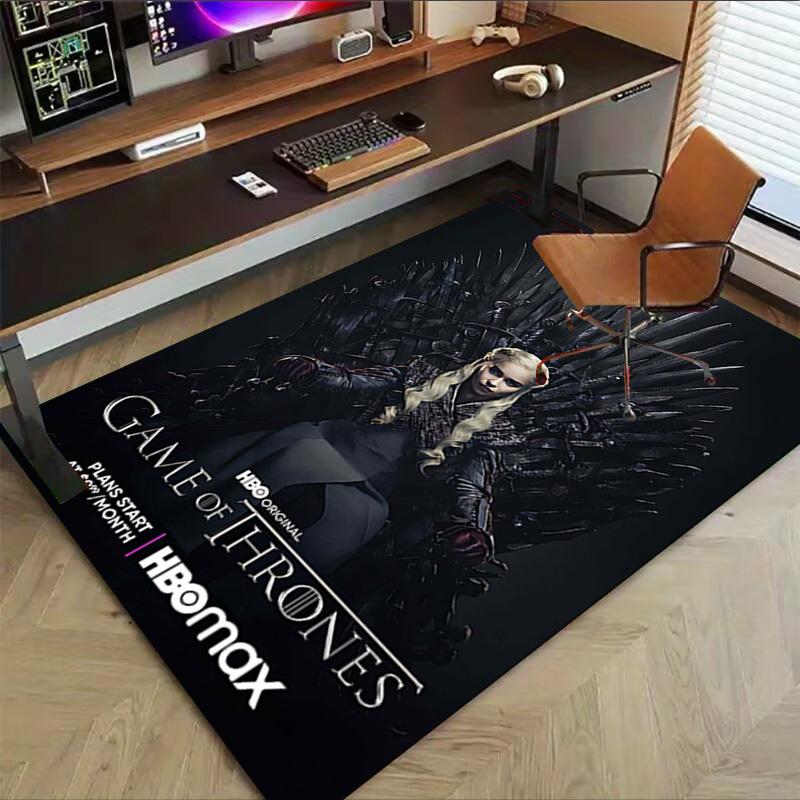 1PC Game of Thrones HBO Max Extra Large Non-Slip Floor carpet, Office, family, bedroom, Studio - Large Area Rug Indoor Rugs1139A