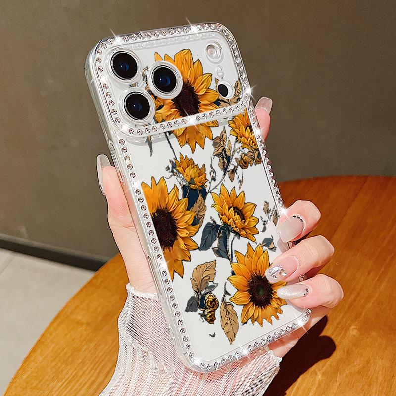 Creative Butterfly Pattern Phone Case For iPhone 17 Air 16e 16 14 15 13 17 Pro Max 15 16 Plus 17 Shockproof Bling Diamond Soft TPU Case Cover
