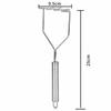 1pcs Stainless Steel Potato Masher Manual Fruit and Vegetable Press Masher Mashed Potatoes Wave Pressure Kitchen Accessories
