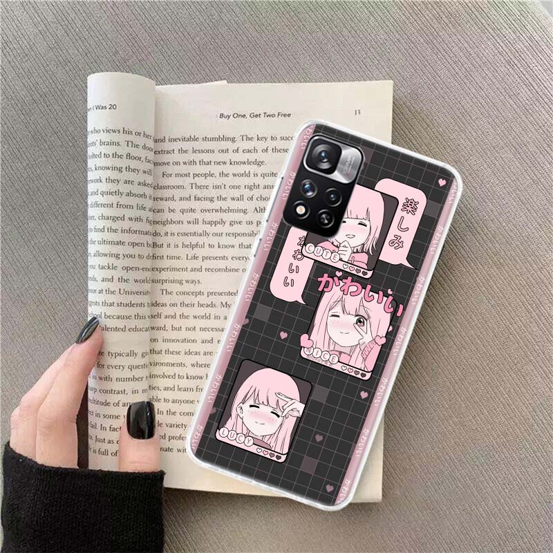 

Cute Kawaii Japan Girls Harajuku Phone Case For Xiaomi Redmi Note 14 Pro 12 Plus 12S 10 11 Pro 4G 5G 9T 9S 8T 10S 11T 11S 11E 9 Redmi Note 11(11T)5G