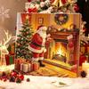 With Frame DIY Pearl Bead Art Set Handmade Christmas Decor Santa Crystal Painting Set  Christmas