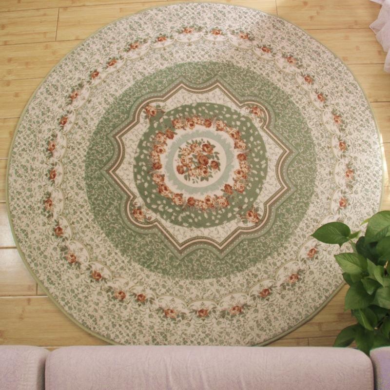 

Кристальный Ворс Ковер Круглый Спальня Моющийся Грязеотталкивающий Коврики Нескользящие Маты Имитация Кроличьего Меха Утолщенный Круглый Ковер 120cm