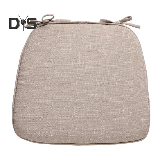 

Подушка из губчатой пены с эффектом памяти, с двойным нескользящим дизайном, утолщенная, съемная, моющаяся, в форме лошадиного копыта, подушка для офисного стула, ягодицы, однотонная, для столовой A верблюд