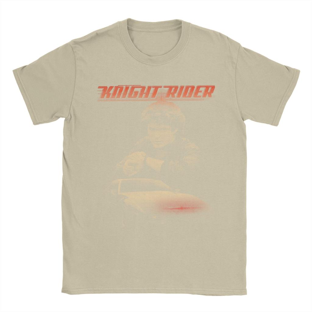 Unisexs TShirt KITT Knight Rider Vintage 100 Cotton Tee Shirt Short Sleeve T Shirts Crew Neck Tops 6XL