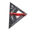 7in Carpenter Square Aluminum Alloy 70 Degrees  Adjustable Combination Square Metal Rafter for Woodworking