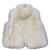 Winter fox hair encryption strips whole leather fur vest stand-up collar vest fashionable young vest new women look thin