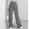 Y2k Retro Stil Weiter Bein Jogginghose Für Damen Mit Kordelzug Lässiger Komfort