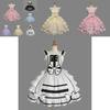 Angel Cosplay Love Costume Chiffon Dress Lolita Gothic Princess Outfit Maid