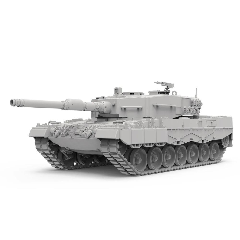 MENG 1/72 German Leopard 2A4 Main Battle Tanks Assemble Figure Whole Set 72-009 Model Assembly Uncolored Plastic Toy Gift