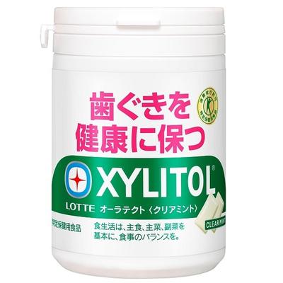 Lotte Lotte Xylitol Oralactect Gum Clear Mint Slim Bottle 125gFood for Specified Health Use That Food for Specified Health Use That Keeps Gums Healt