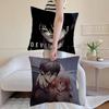 Anime DEVILS LINE Cushion Cover Antidustmite Pillowcase Invisible Zipper Silky Short Plush Sofa Cushion Cover