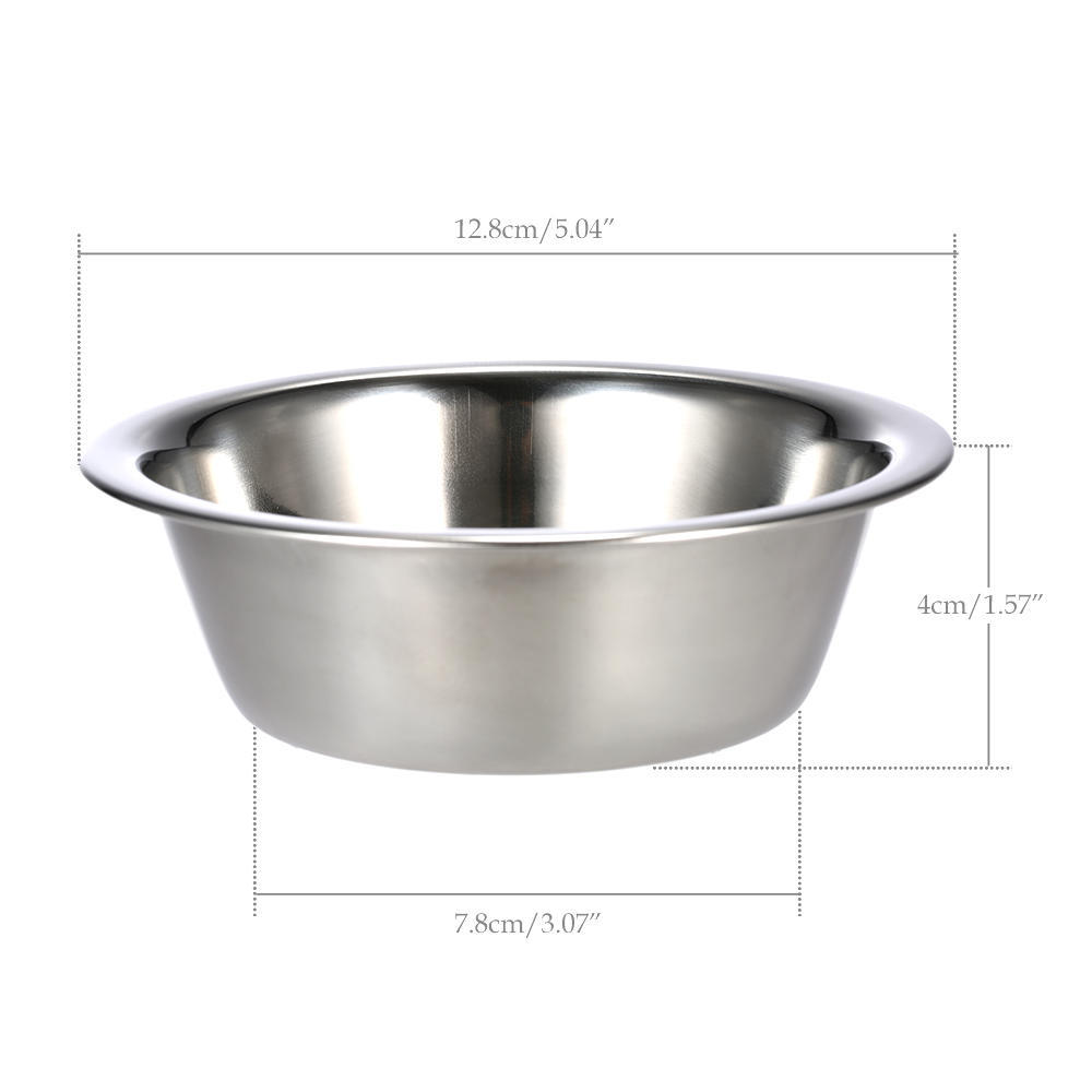 Practical Stainless Steel Hanging Pet Dog Cat Cage Bowl Kennel Coop Cup Bowl for Dog Bird Rabbit