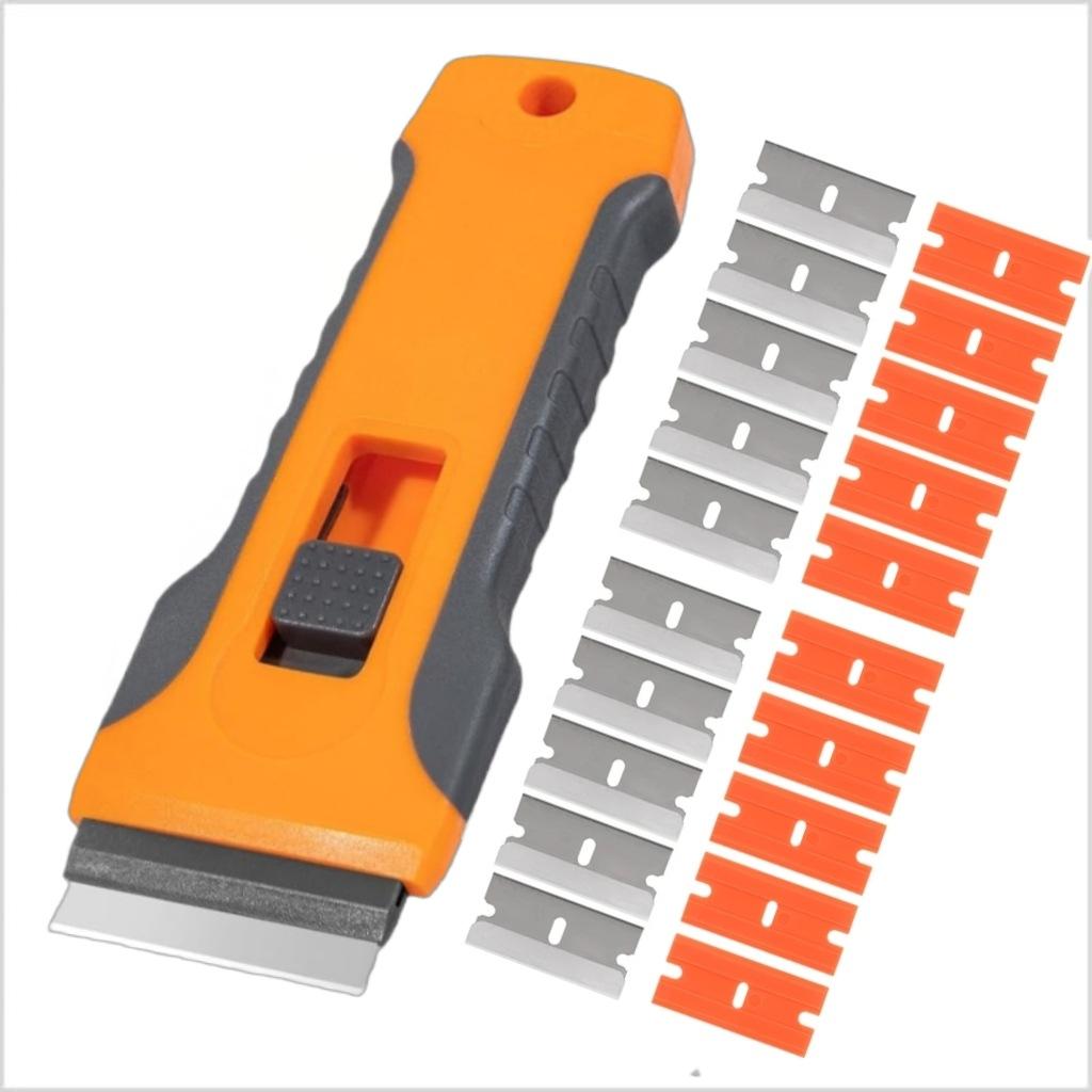 Multi functional telescopic rubber scraper, specialized cleaning tool for household wall tiles, stubborn stains, scraper