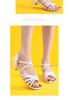 Girls' White Professional Latin Dance Shoes - Soft Sole for Beginners & Competitions