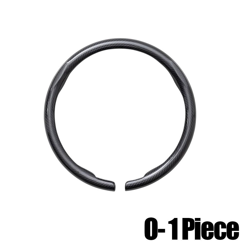 1pc Car Non-slip Protection Steering Cover D-shaped / Round Decoration Steering Wheel Cover Fit for 36-38cm Auto Accessories