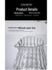 Vertical Stripe Borosilicate Glass Pour-Over Coffee Maker with Scale & Logo Option
