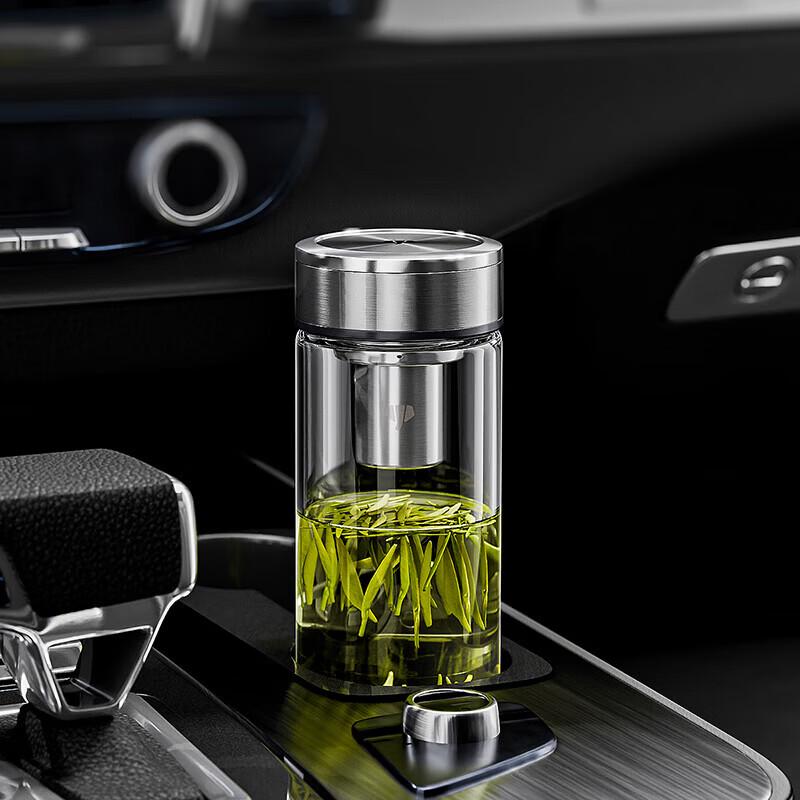 WANXIANG U48R Business Glass Tea Cup with Infuser