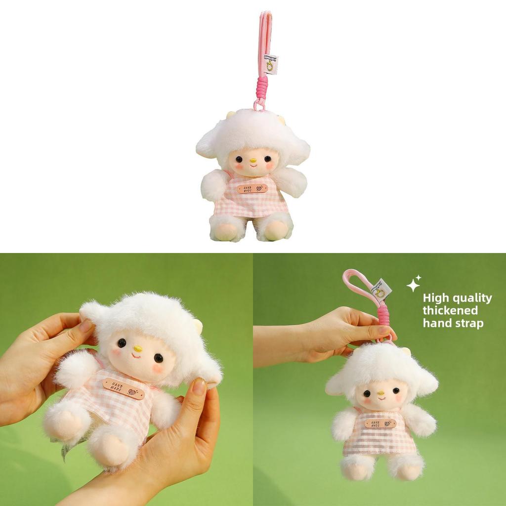 Adorable Sheep Plush Toy With Pp Cotton Filling For Kids Room Decor Gift And