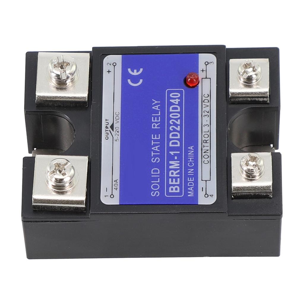 40A Solid State Relais SSR DC-DC Eingang 3-32V DC Last 5-220V DC DD220 D40