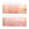 VDL Cheek Stain Blusher Palette 01 Iconic Peach Powder Cheek Highlighting Shading Palette for Yellow and Cool Skin Tones. Korean Cosmetics.