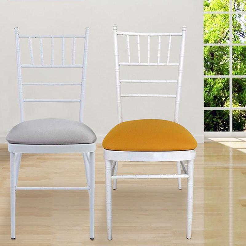 45-48 cm Židle Jednobarevný strečový potah Potahy Snímatelné elastické Jídelní Pouzdro na sedátko Svatba Hotel Banket Kancelář Seat Protect