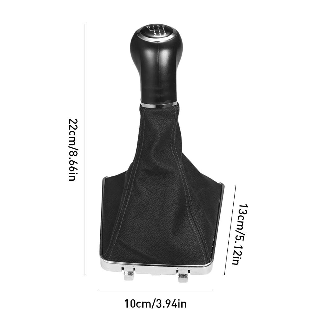 6 Speed Gear Shift Stick Knob Cover Leather Boot Dust Proof Cover Replacement For  Astra III H 1.6 VAUXHALL  2004 2010