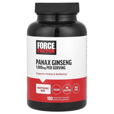 Ginseng, 1,000Mg, 100 Veggie Capsules (500Mg Per Capsule)