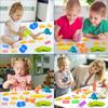 32 Piece Children's Clay Toy Set for Ages 4-6 Dinosaur And Animal Shaping Tools Creative Dough Accessories Kids Gift