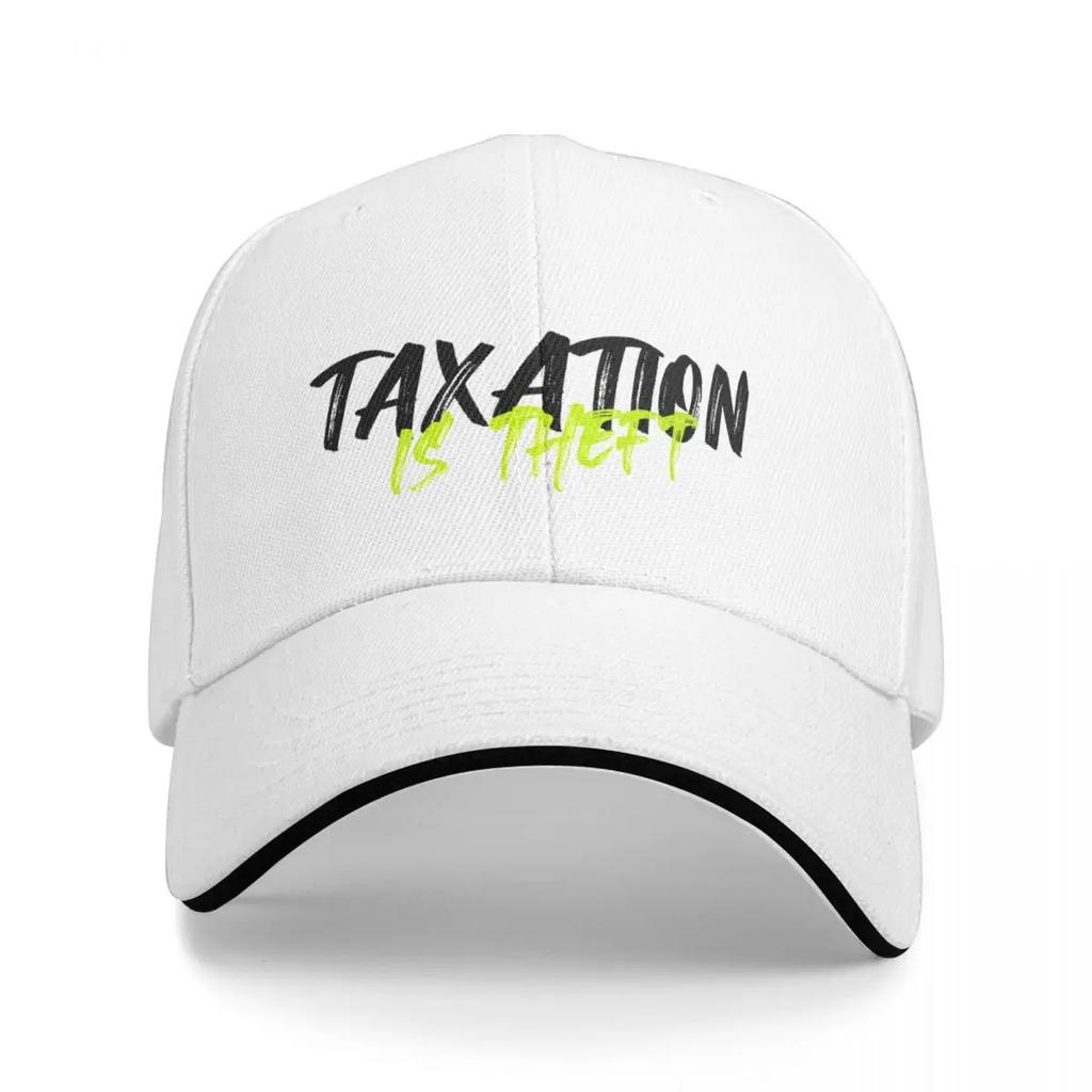 Taxation is theft Baseball Cap Rave Brand Man cap fishing caps man Mens Hats Womens