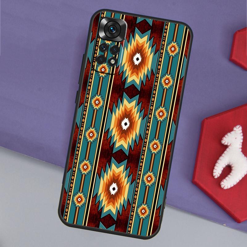 Navajo Print Pattern Funda For Xiaomi Redmi Note 14 13 12 11 Pro 9 10 9S 10S 11S 12S Redmi 14C 10C 12C 13C Case