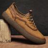 Fashion Men Casual Leather Breathable Shoes 2025 New Flat Designer Outdoor Walking Sneakers Antiskid Comfy Tenis Masculino Oxford Shoes