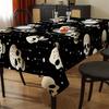 Day of The Dead Rectangle Table Cloth for Table Decor Kitchen Dining Waterproof Reusable Tablecloth for Tables Holiday Party