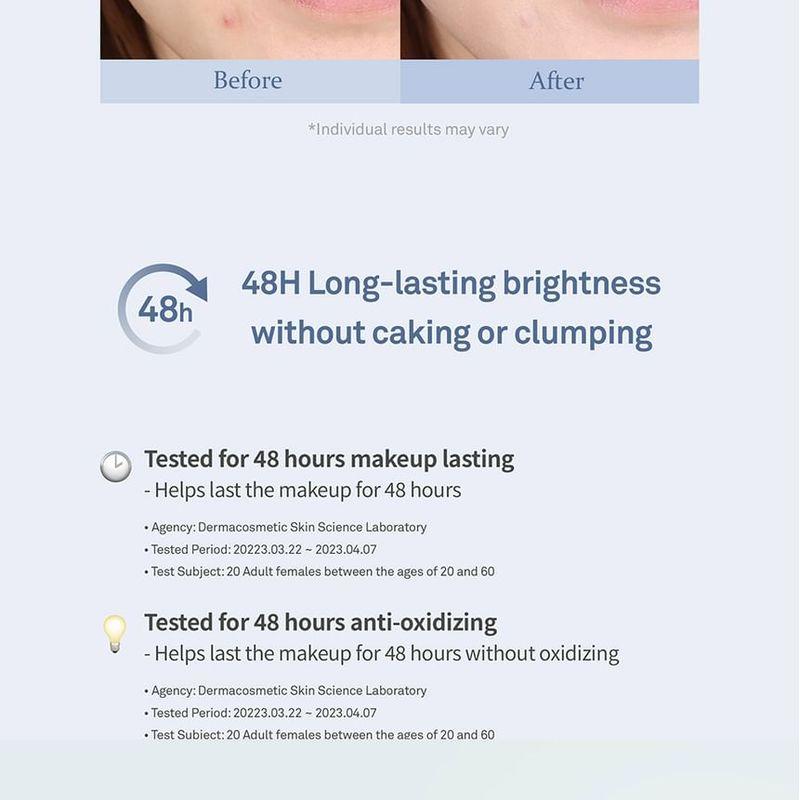 hince - Second Skin Mesh Matte Cushion - 4 Colors